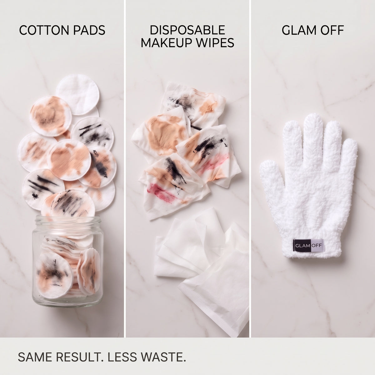 730 cotton pads a year. or one reusable pair.